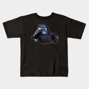 Abyssinian Ground Hornbill Kids T-Shirt